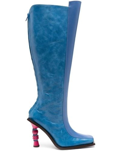 Ahluwalia Kniehohe Stiefel 120mm - Blau