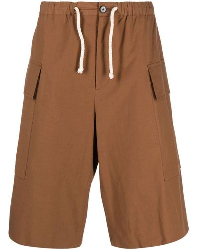 Jil Sander Klassische Cargo-Shorts - Braun