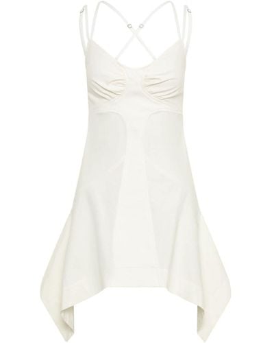 Dion Lee Butterfly Racer Minidress - White