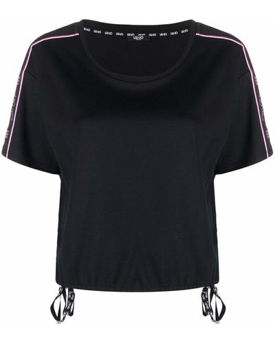 Liu Jo ロゴ Tシャツ - ブラック