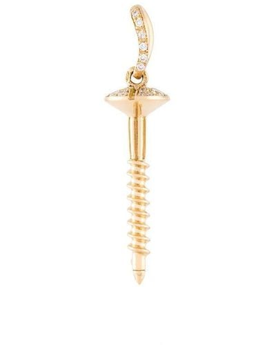 Aurelie Bidermann 'screw' Diamond Pendant - Metallic