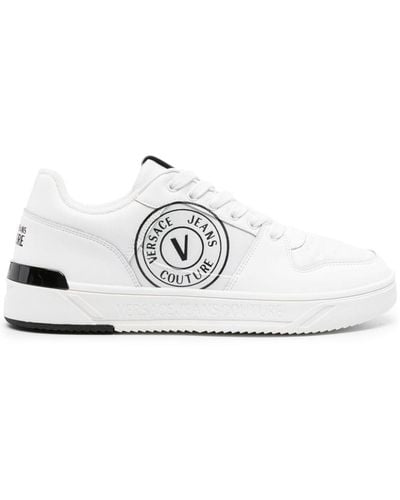 Versace Jeans Couture Starlight Sneakers Met Logoprint - Wit