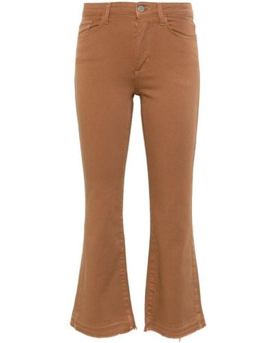 ..,merci Marie Cropped Jeans - Brown