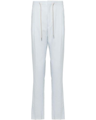 Lardini Miami Striped Pants - White