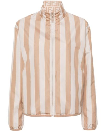 Fendi Reversible Striped Jacket - Pink