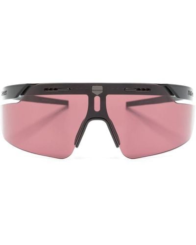 Tag Heuer Gafas de sol Shield Pro con montura biker - Rosa
