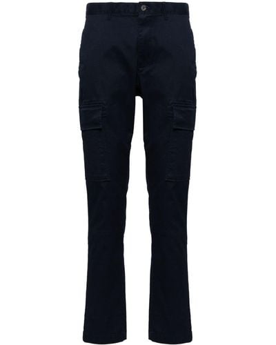 Michael Kors Pantalon en coton mélangé à poches cargo - Bleu