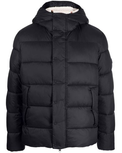 Save The Duck Hooded Quilted Jacket - Black