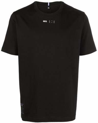 McQ ロゴ Tシャツ - ブラック