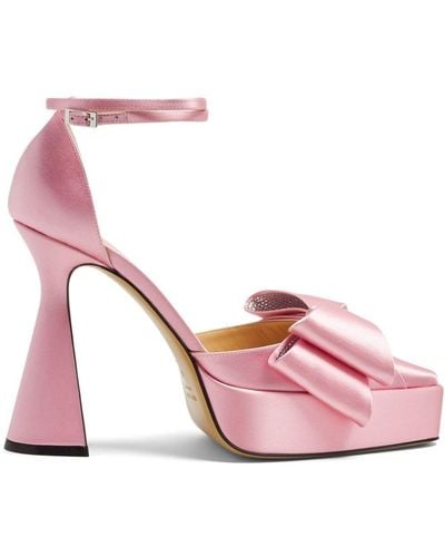 Mach & Mach Le Cadeau 140mm Court Shoes - Pink