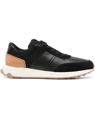 Tod's Lace-up Leather Trainers - Black