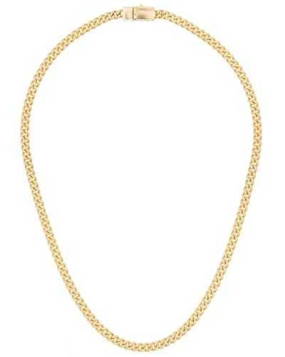 Tom Wood Thin Curb Chain Necklace - Metallic