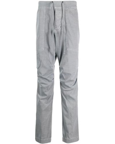 James Perse Drawstring Straight-leg Trousers - Grey