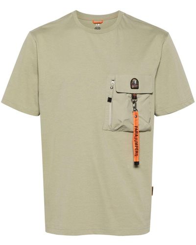 Parajumpers T-shirt Mojave con applicazione - Verde
