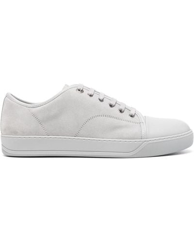 Lanvin Suede Low-top Trainers - White