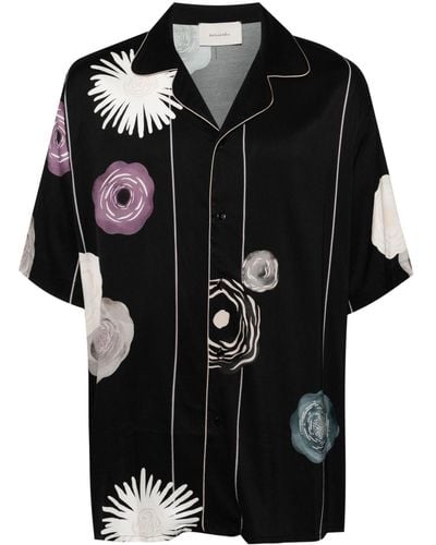Limitato Kurt Graphic-print Shirt - Black
