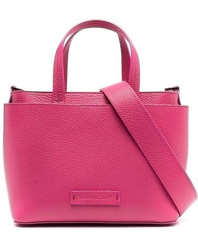 Fabiana Filippi Small Leather Tote Bag - Pink