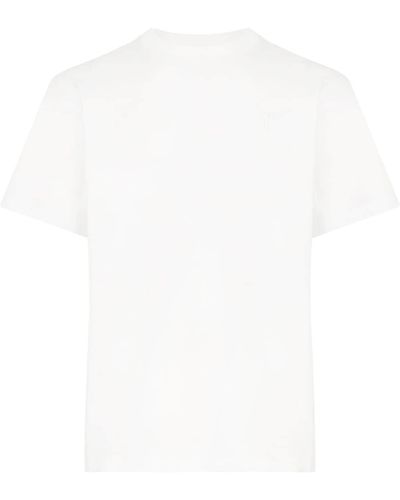 Giuseppe Zanotti Camiseta con ribete - Blanco