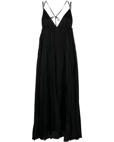 JOSEPH Darnley Silk Maxi Dress - Black