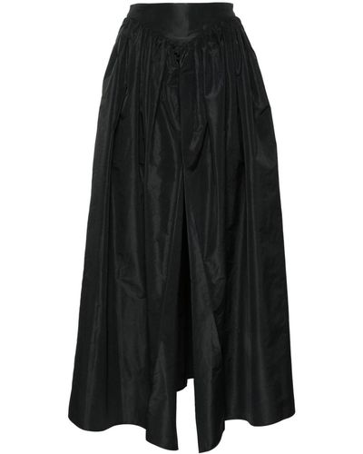 Pinko Tafetta Maxi Skirt - Black
