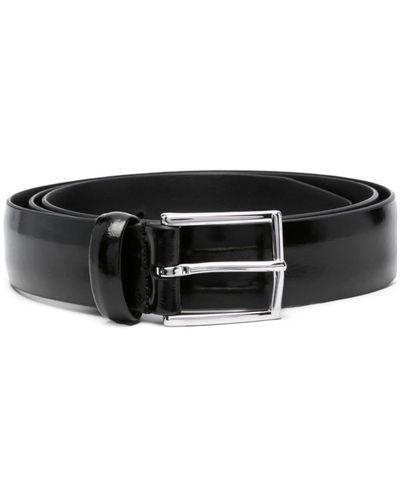 Anderson's Calf-leather Buckle-fastening Belt - Black