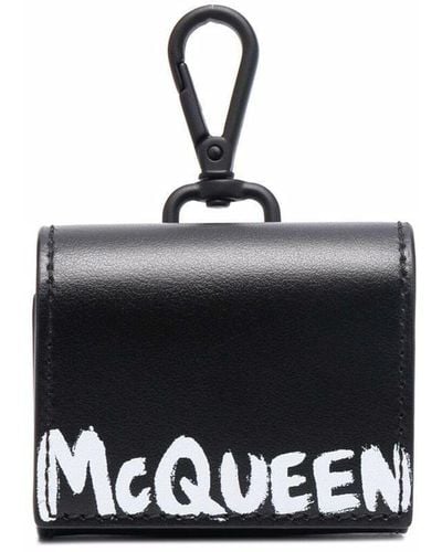 Alexander McQueen Graffiti Airpod Pro Case - Black