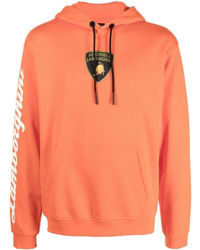 Automobili Lamborghini Hoodie mit Logo - Orange