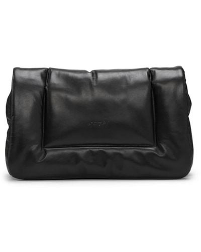 Marsèll Cornice Leather Clutch Bag - Black