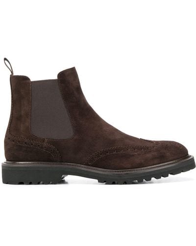 SCAROSSO 'Keith' Chelsea-Boots - Braun