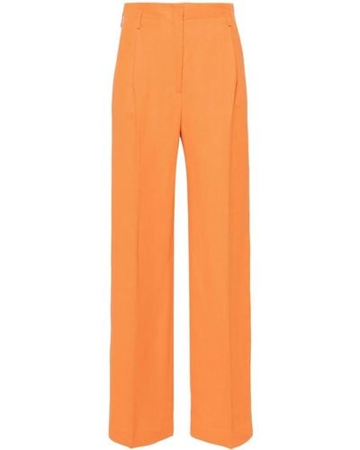 Antonelli Sanzio High-waist Straight-leg Pants - Orange