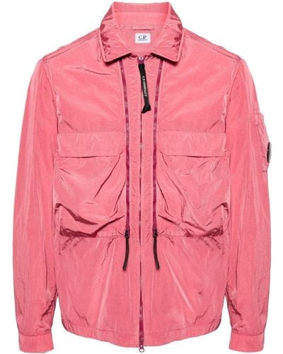 C.P. Company Chrome-r Crinkled Jacket - Pink
