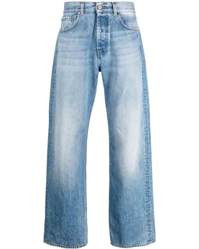 Jacquemus Washed Wide-leg Jeans - Blue