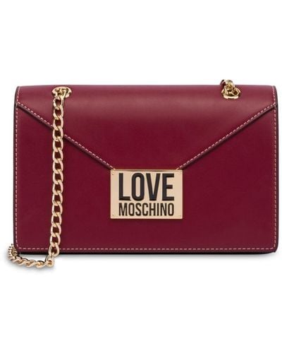 Love Moschino Faux-leather Cross Body Bag - Red