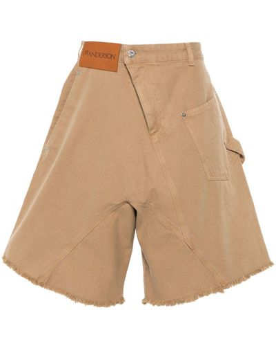 JW Anderson Twisted Workwear Shorts - Natur