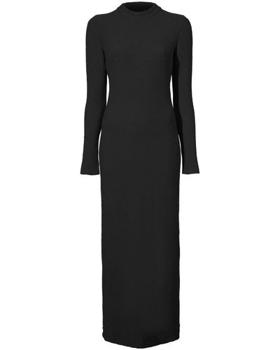 Proenza Schouler Lara Knit Maxi Dress - Black