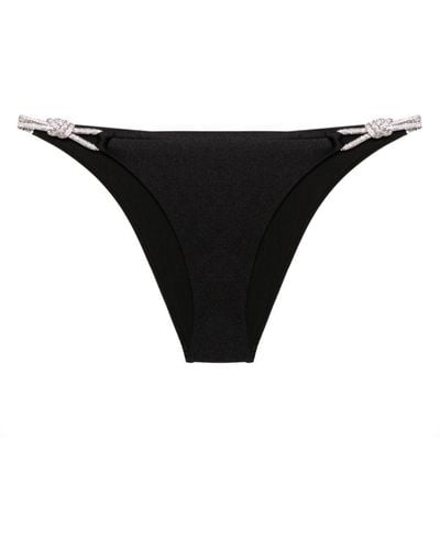Jonathan Simkhai Bragas de bikini con detalles de strass - Negro