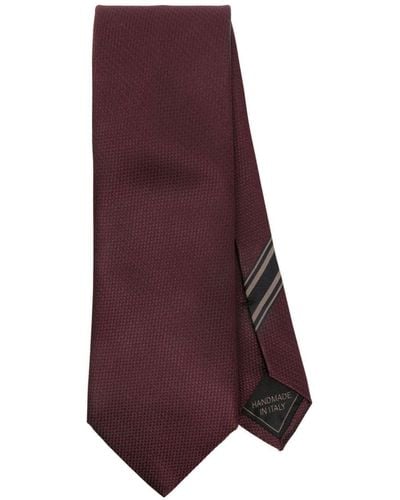 Brioni Krawatte aus Seide - Lila