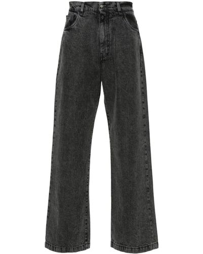 Societe Anonyme Mid-rise Straight-leg Jeans - Grey
