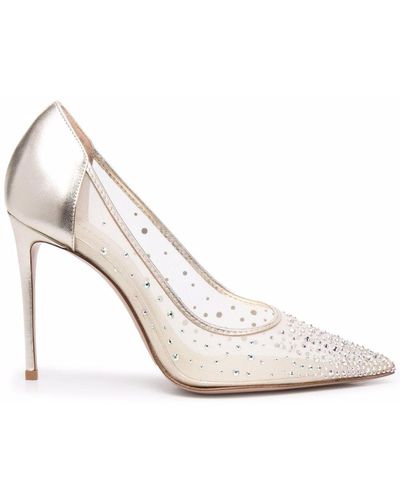 Le Silla Nicole 105mm Court Shoes - White