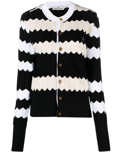 Vivienne Westwood Vest Met Zigzag Patroon - Zwart