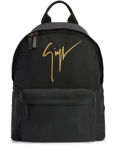 Giuseppe Zanotti Logo-print Detail Backpack - Black