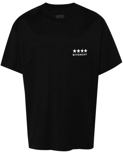 Givenchy Camiseta con estampado 4G - Negro