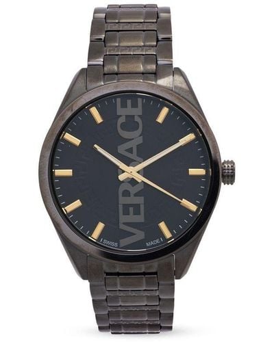 Versace V-vertical Horloge - Zwart