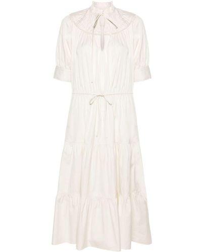 Polo Ralph Lauren Elia Tiered Midi Dress - White