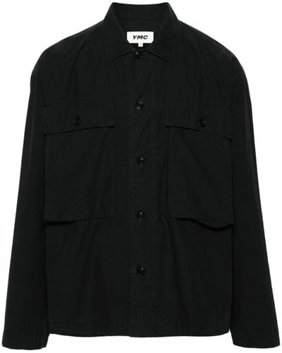 YMC Katoenen Overhemd - Zwart