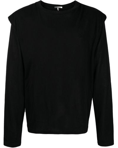 Isabel Marant T-shirt Met Lange Mouwen - Zwart