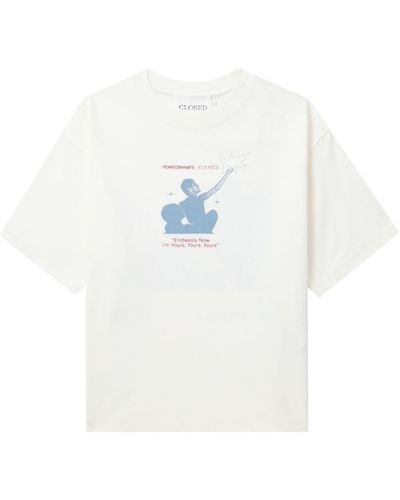 Closed グラフィック Tシャツ - ホワイト