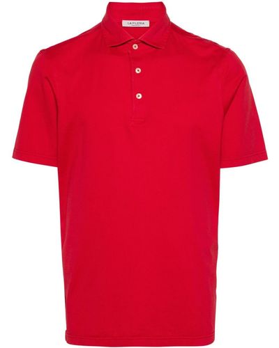 Fileria Cotton Polo Shirt - Red