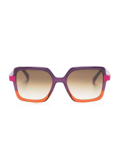 Etnia Barcelona Eckige Sarria Pufu Sonnenbrille - Pink