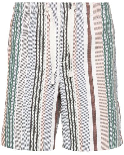 Orlebar Brown Alex Patterned-jacquard Shorts - White
